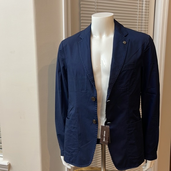 Michael Kors Unlined Single Breasted Slim Fit Dual Vent Casual Blazer - Picture 2 of 10